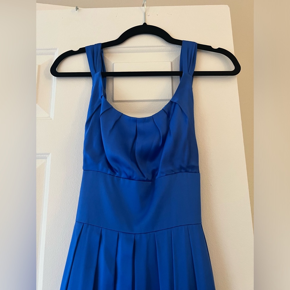 Gorgeous Maggy London blue silk dress